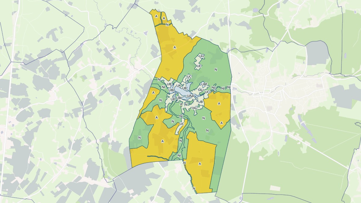 Aperçu cartographique de Wignehies, centré sur la commune