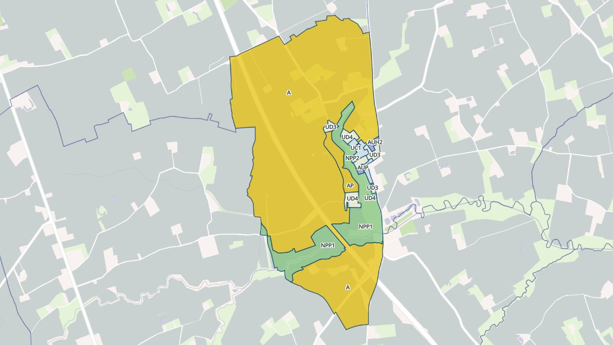 Aperçu cartographique de Wylder, centré sur la commune