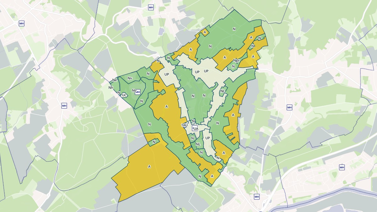 Aperçu cartographique de Angicourt, centré sur la commune