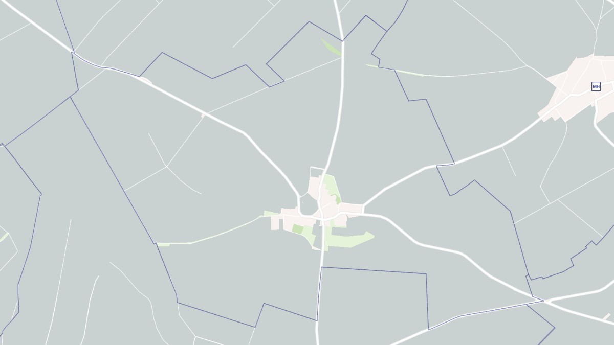 Aperçu cartographique de Angivillers, centré sur la commune