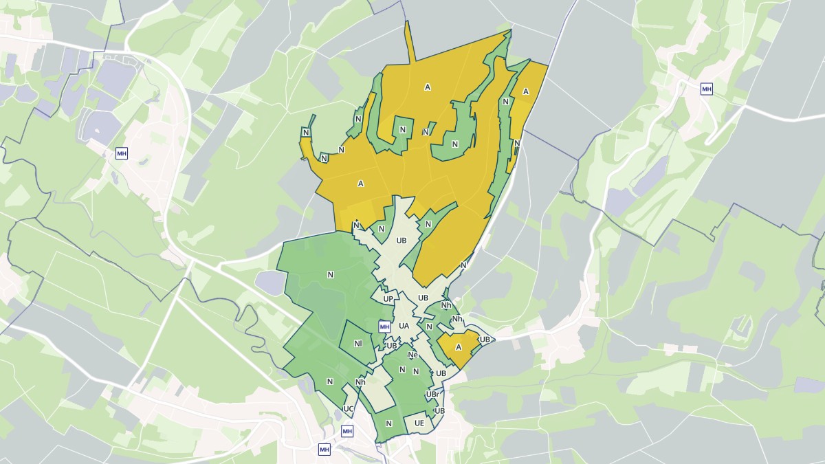 Aperçu cartographique de Angy, centré sur la commune