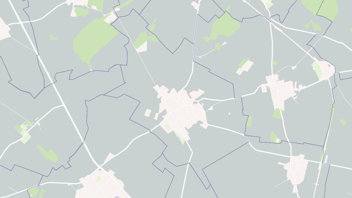 Aperçu cartographique de Ansauvillers, centré sur la commune
