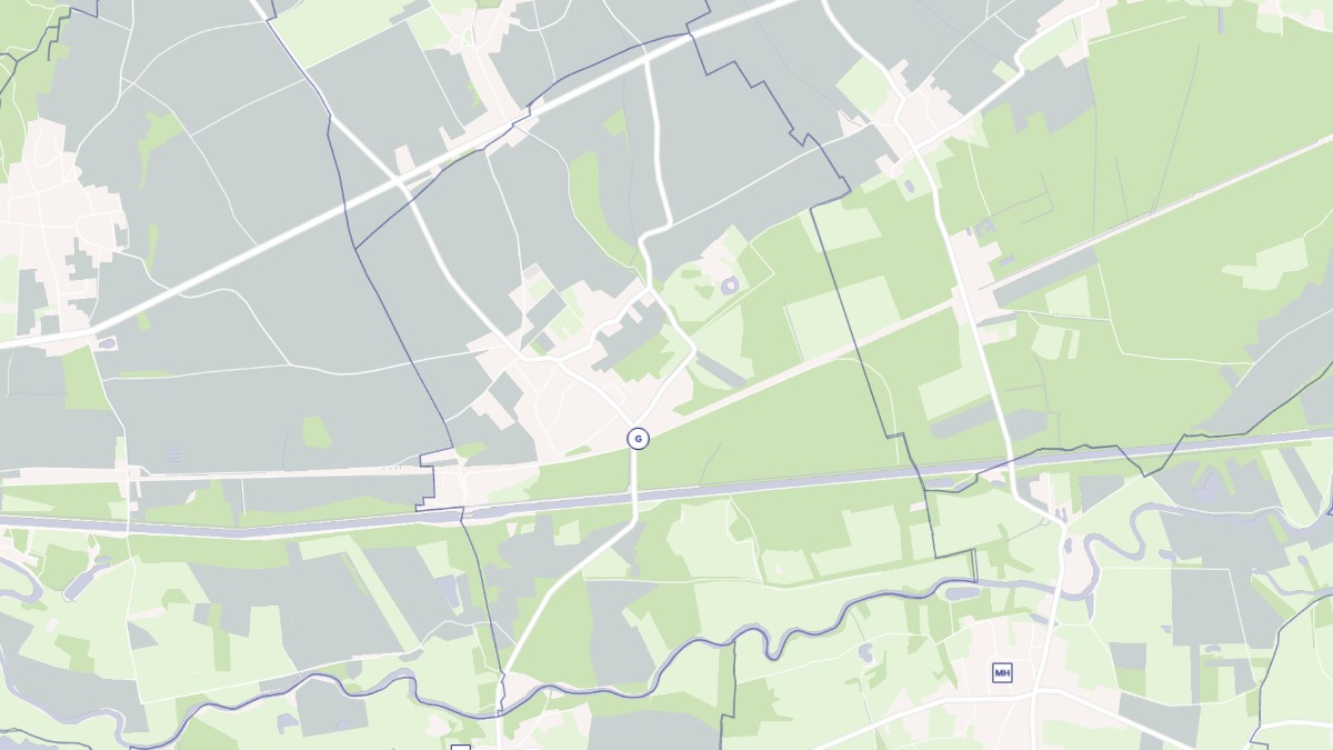 Aperçu cartographique de Appilly, centré sur la commune
