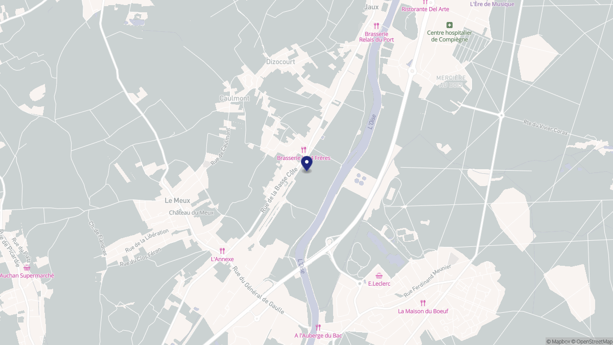 Aperçu cartographique de Armancourt, centré sur la commune