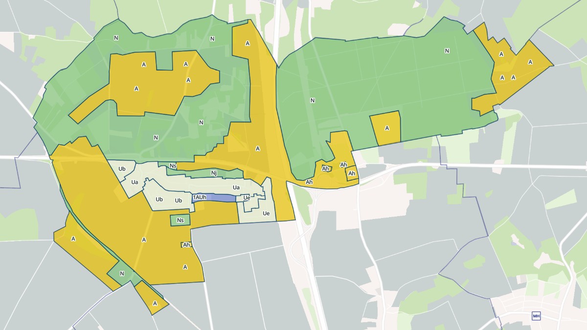 Aperçu cartographique de Arsy, centré sur la commune