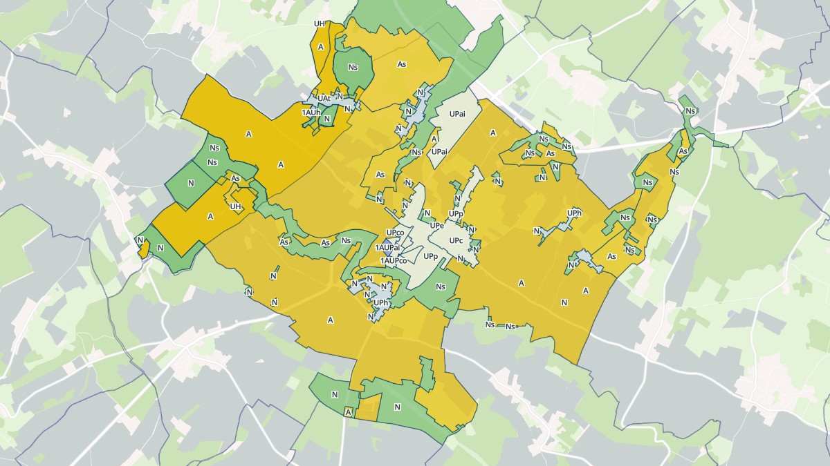 Aperçu cartographique de Auneuil, centré sur la commune