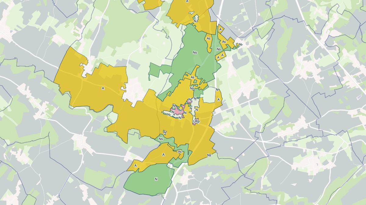 Aperçu cartographique de Auteuil, centré sur la commune