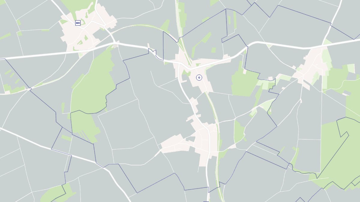 Aperçu cartographique de Bacouël, centré sur la commune