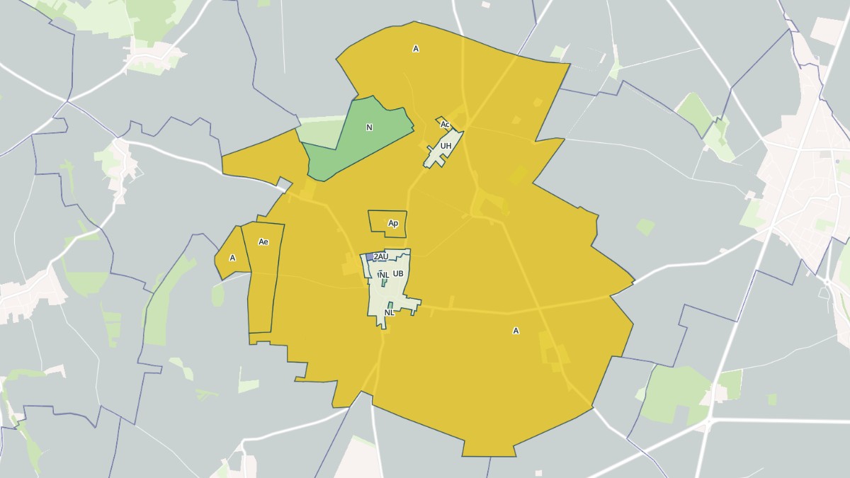 Aperçu cartographique de Bailleul-le-Soc, centré sur la commune