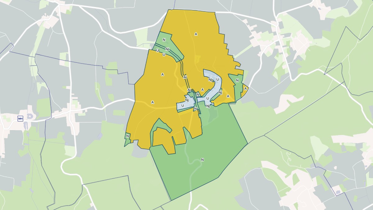 Aperçu cartographique de Beaugies-sous-Bois, centré sur la commune