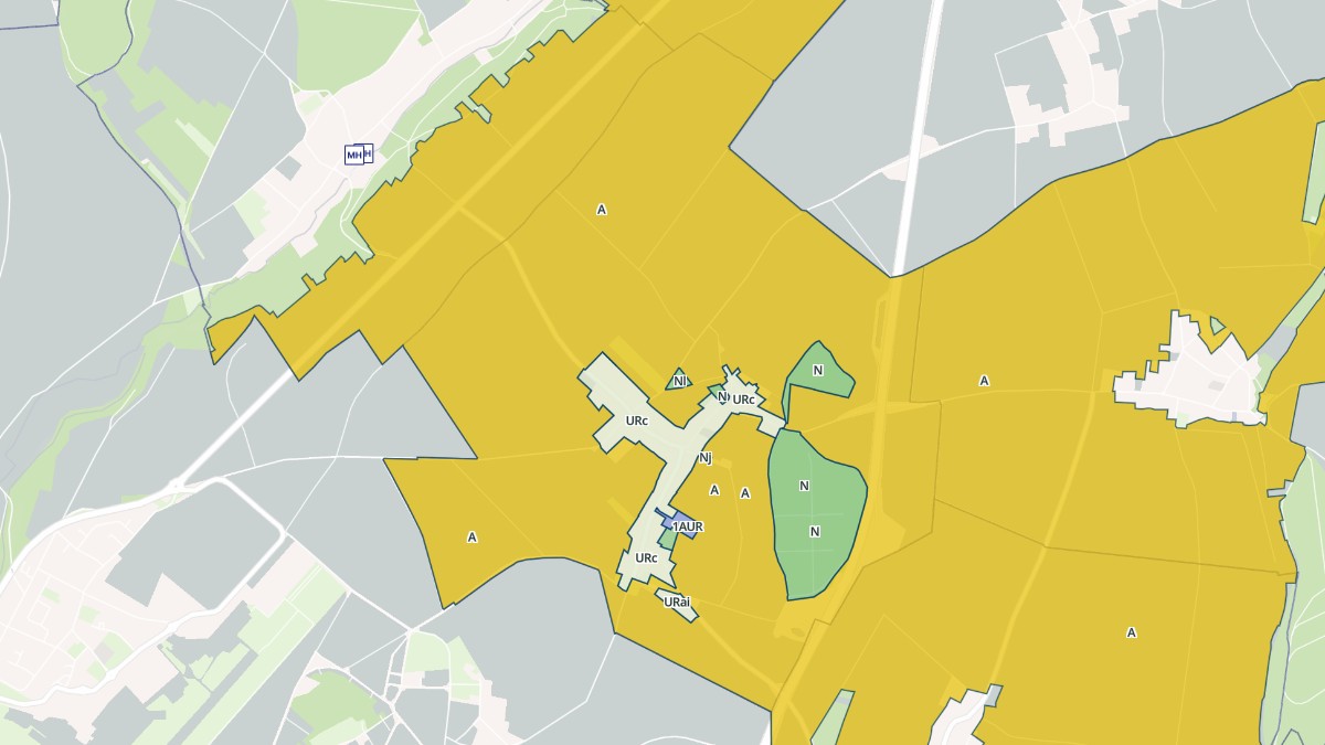 Aperçu cartographique de Bonlier, centré sur la commune