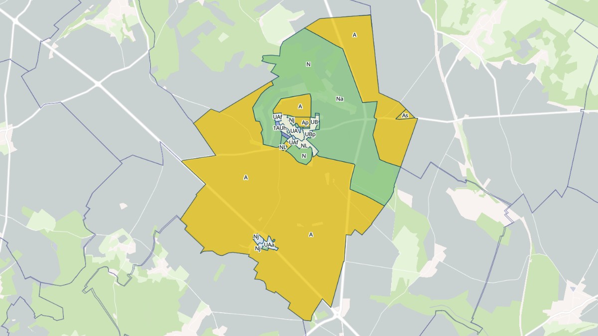 Aperçu cartographique de Boubiers, centré sur la commune