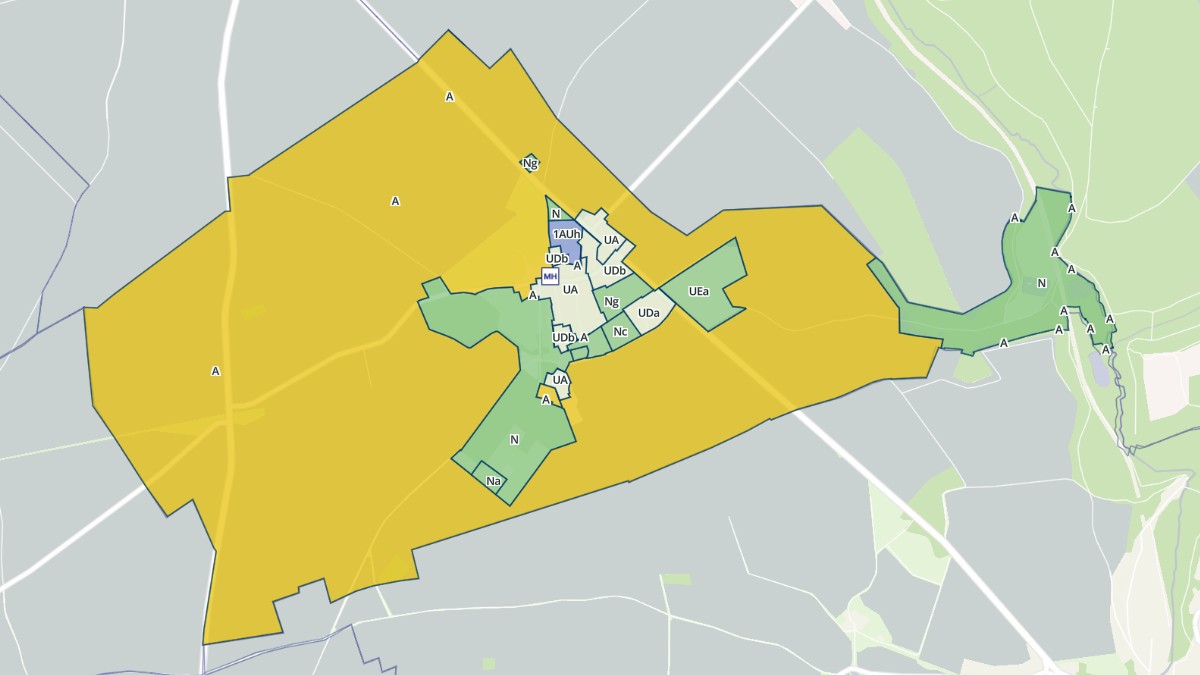 Aperçu cartographique de Bouconvillers, centré sur la commune