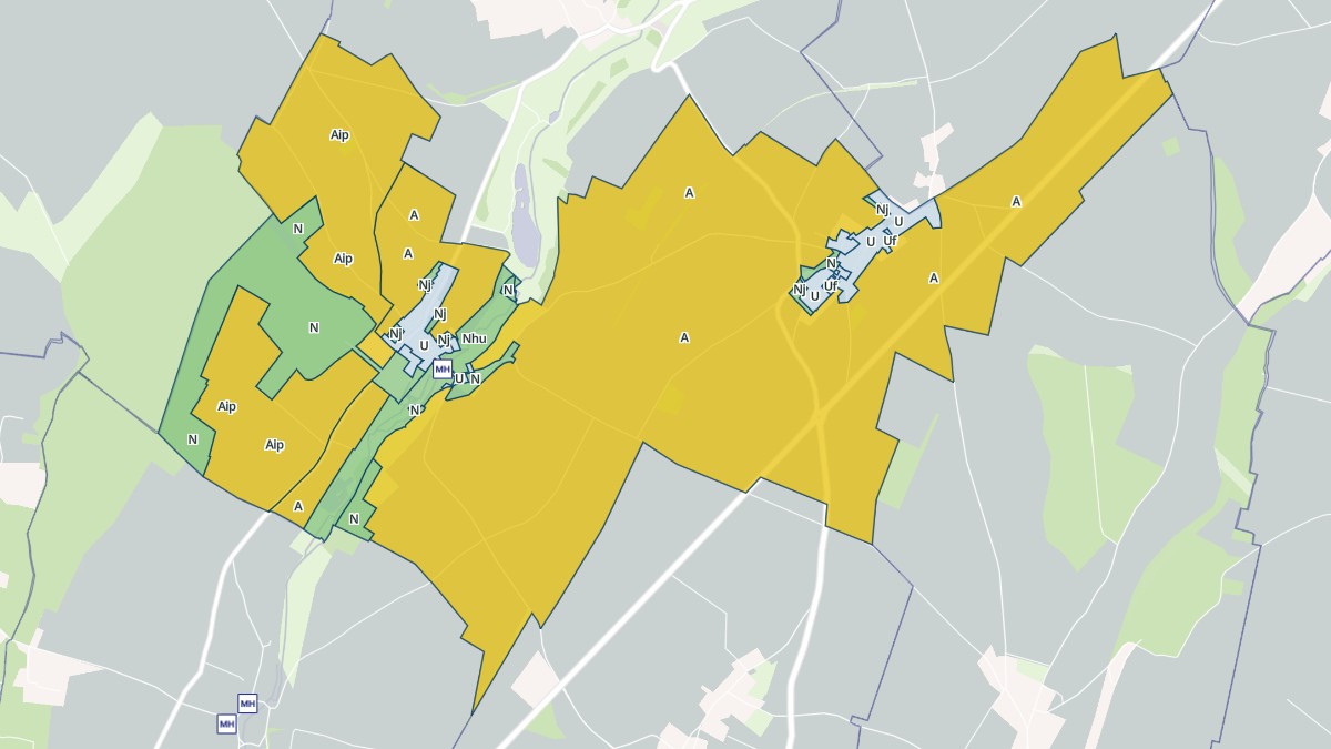 Aperçu cartographique de Boutencourt, centré sur la commune