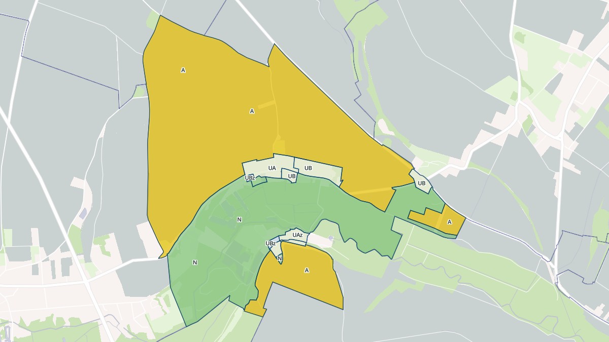 Aperçu cartographique de Braisnes-sur-Aronde, centré sur la commune