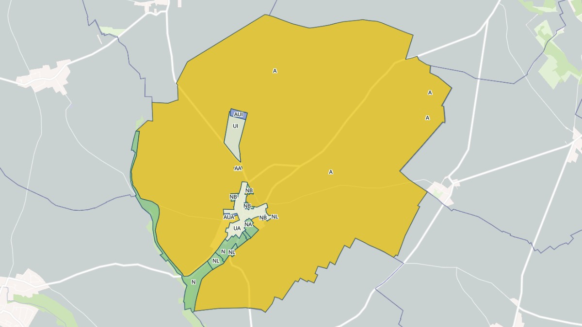 Aperçu cartographique de Brégy, centré sur la commune