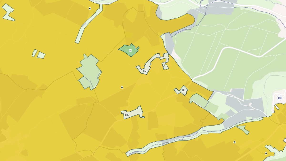 Aperçu cartographique de Buicourt, centré sur la commune
