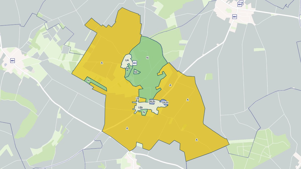 Aperçu cartographique de Cernoy, centré sur la commune