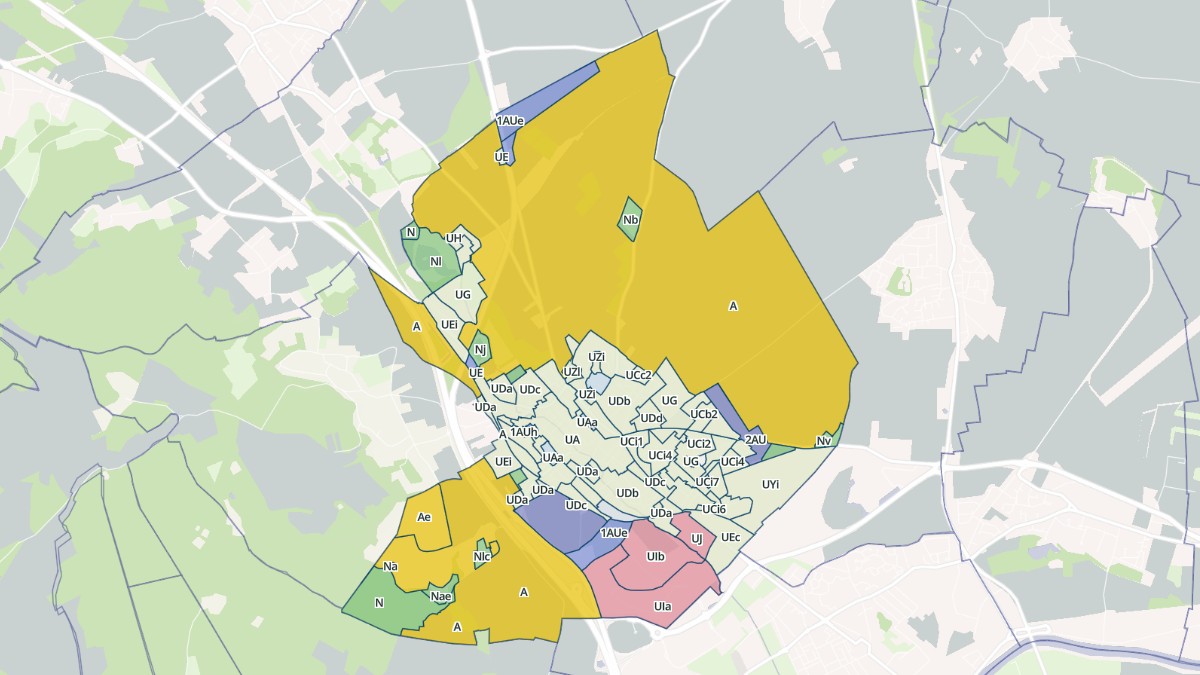 Aperçu cartographique de Chambly, centré sur la commune