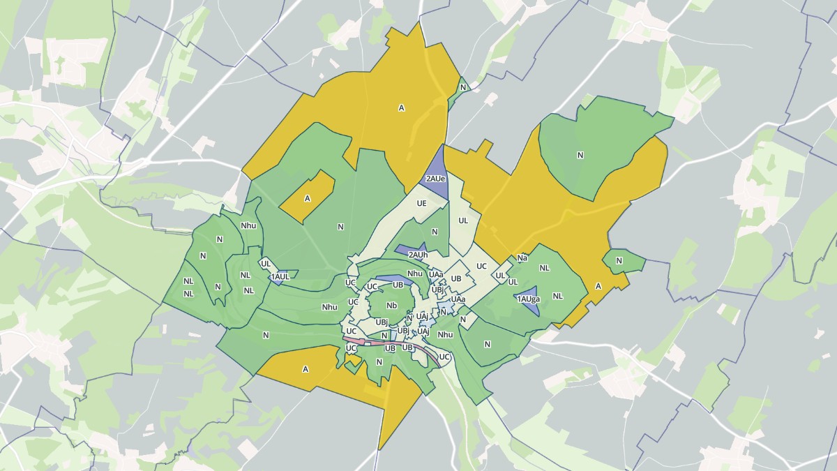 Aperçu cartographique de Chaumont-en-Vexin, centré sur la commune