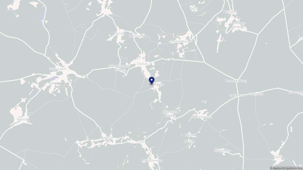 Aperçu cartographique de Chelles, centré sur la commune