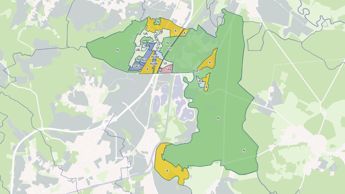 Aperçu cartographique de Chiry-Ourscamp, centré sur la commune