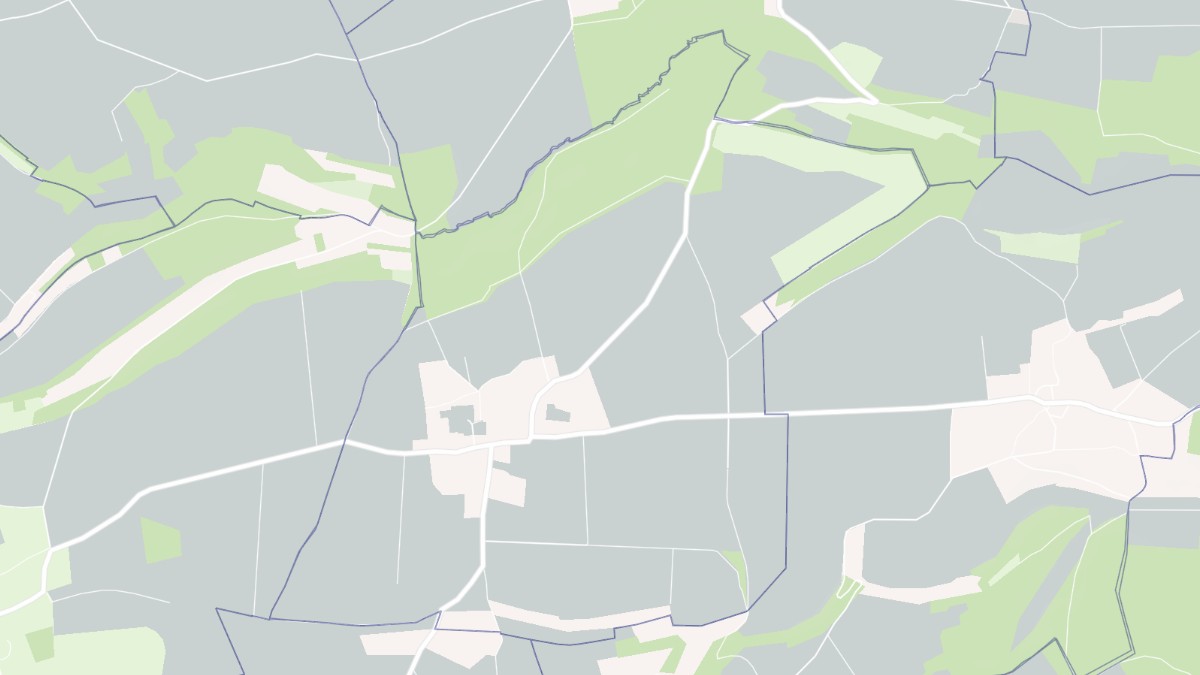 Aperçu cartographique de Conteville, centré sur la commune