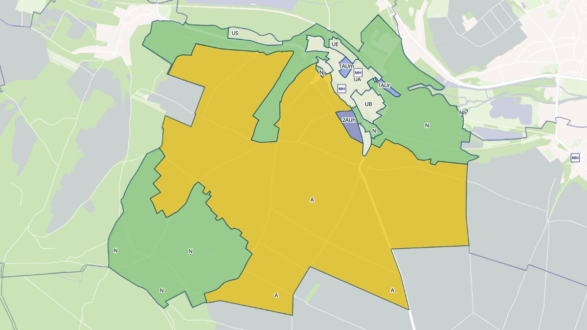 Aperçu cartographique de Cramoisy, centré sur la commune