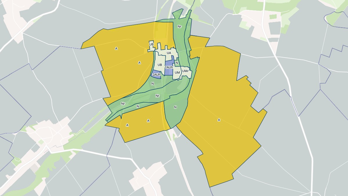 Aperçu cartographique de Domfront, centré sur la commune