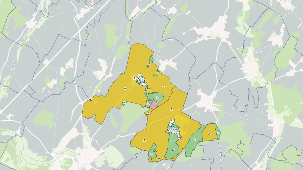 Aperçu cartographique de La Corne-en-Vexin, centré sur la commune