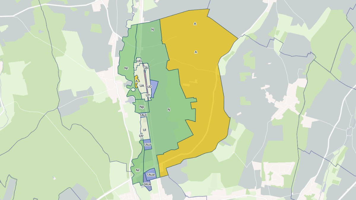 Aperçu cartographique de Éragny-sur-Epte, centré sur la commune