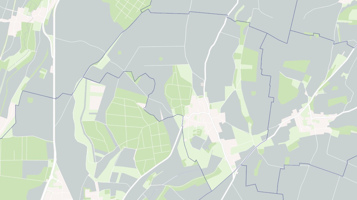 Aperçu cartographique de Erquery, centré sur la commune