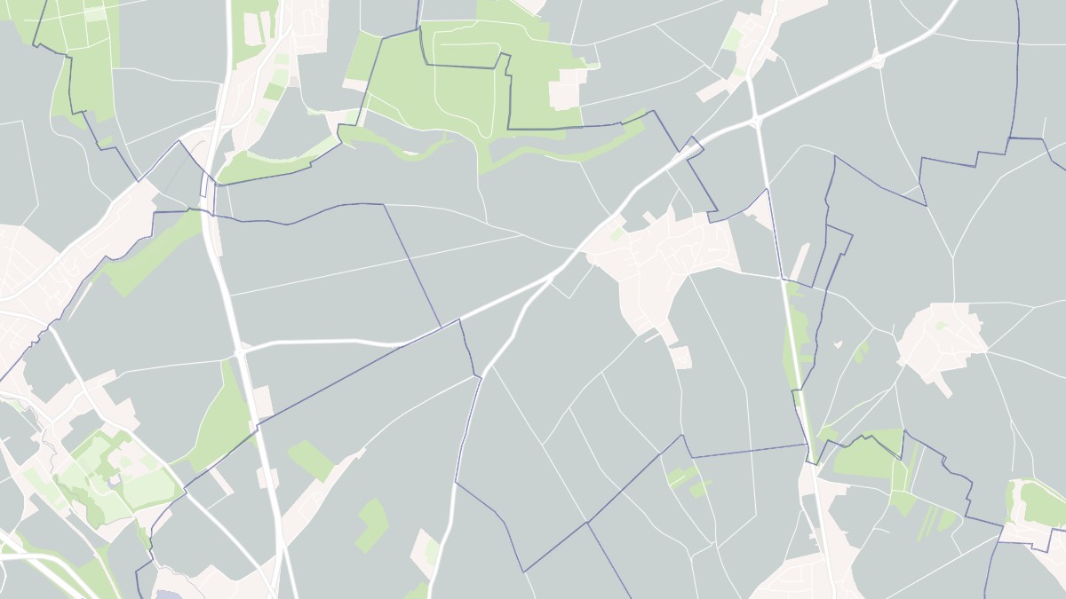 Aperçu cartographique de Fresnoy-en-Thelle, centré sur la commune