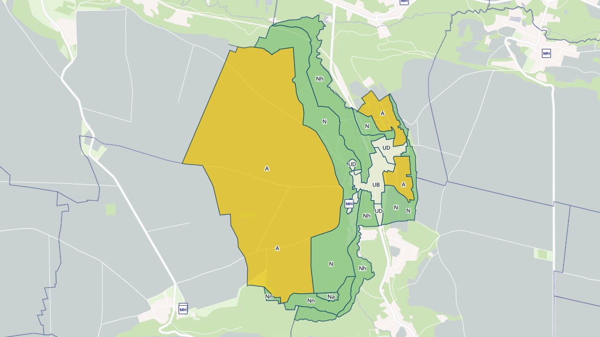 Aperçu cartographique de Glaignes, centré sur la commune