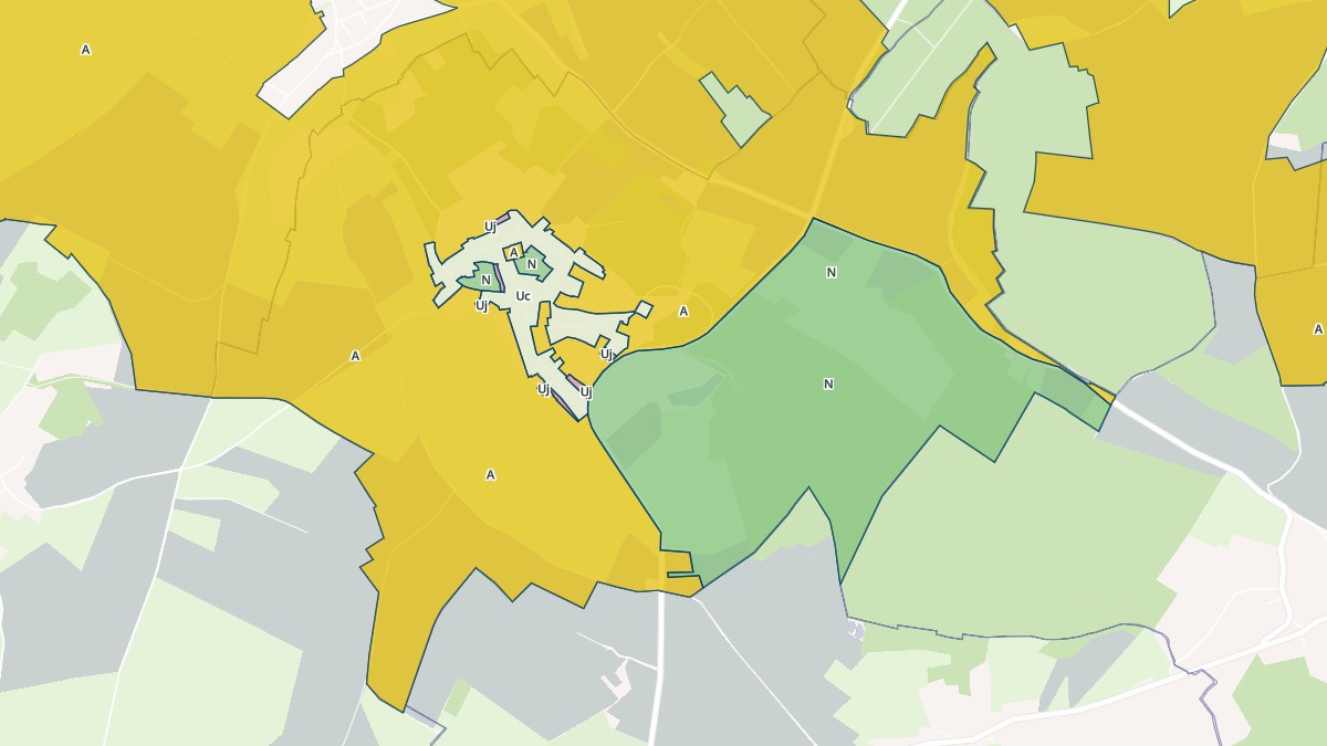 Aperçu cartographique de Glatigny, centré sur la commune
