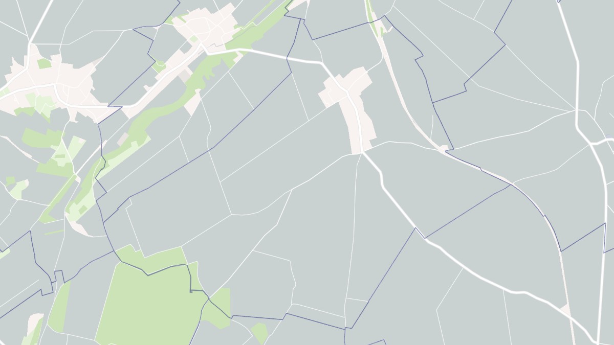 Aperçu cartographique de Godenvillers, centré sur la commune