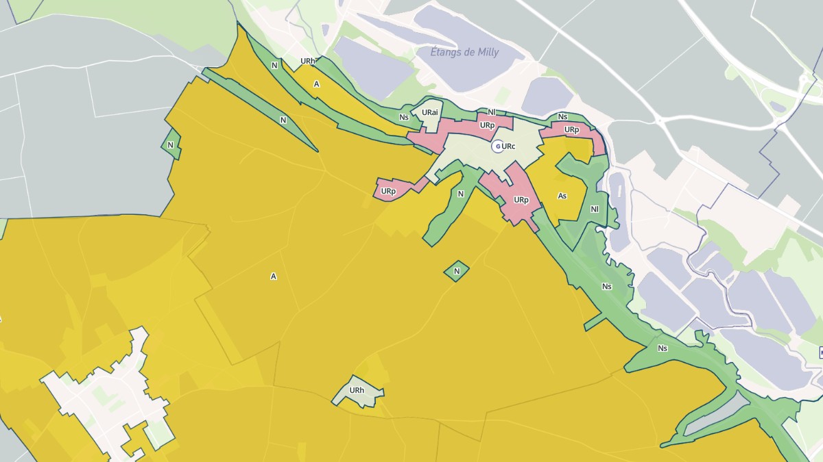 Aperçu cartographique de Herchies, centré sur la commune