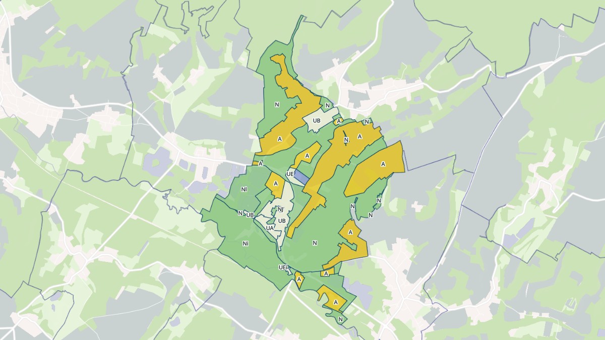 Aperçu cartographique de Hondainville, centré sur la commune
