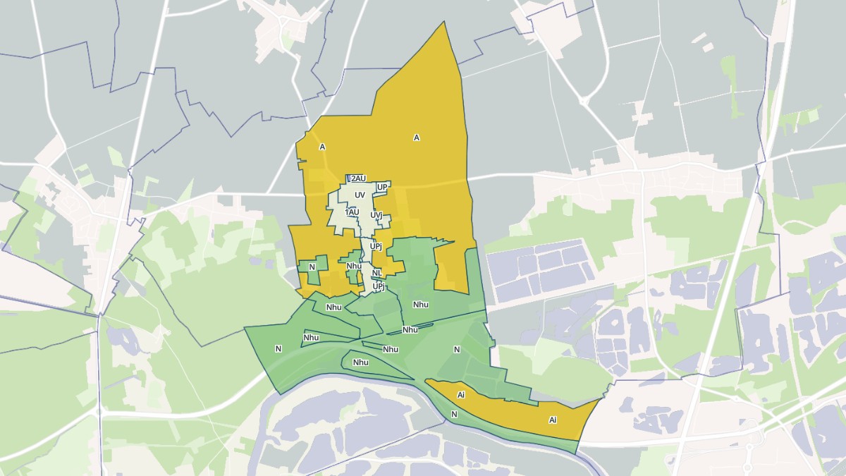 Aperçu cartographique de Houdancourt, centré sur la commune