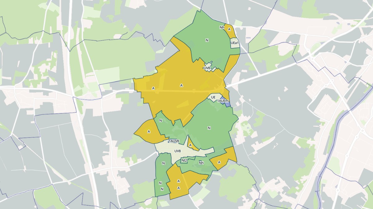 Aperçu cartographique de Jonquières, centré sur la commune
