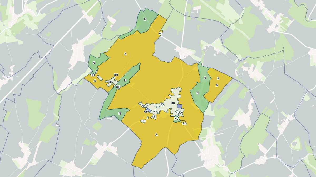 Aperçu cartographique de Jouy-sous-Thelle, centré sur la commune