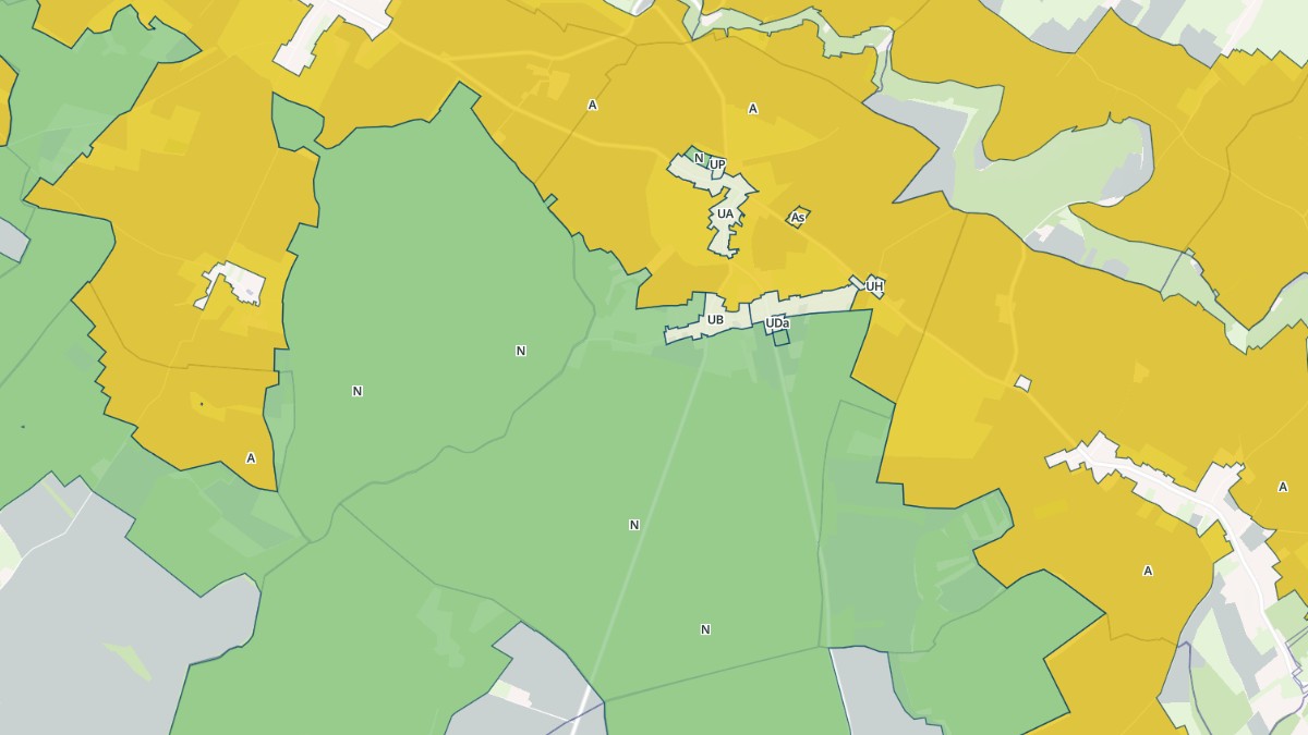 Aperçu cartographique de Lalandelle, centré sur la commune