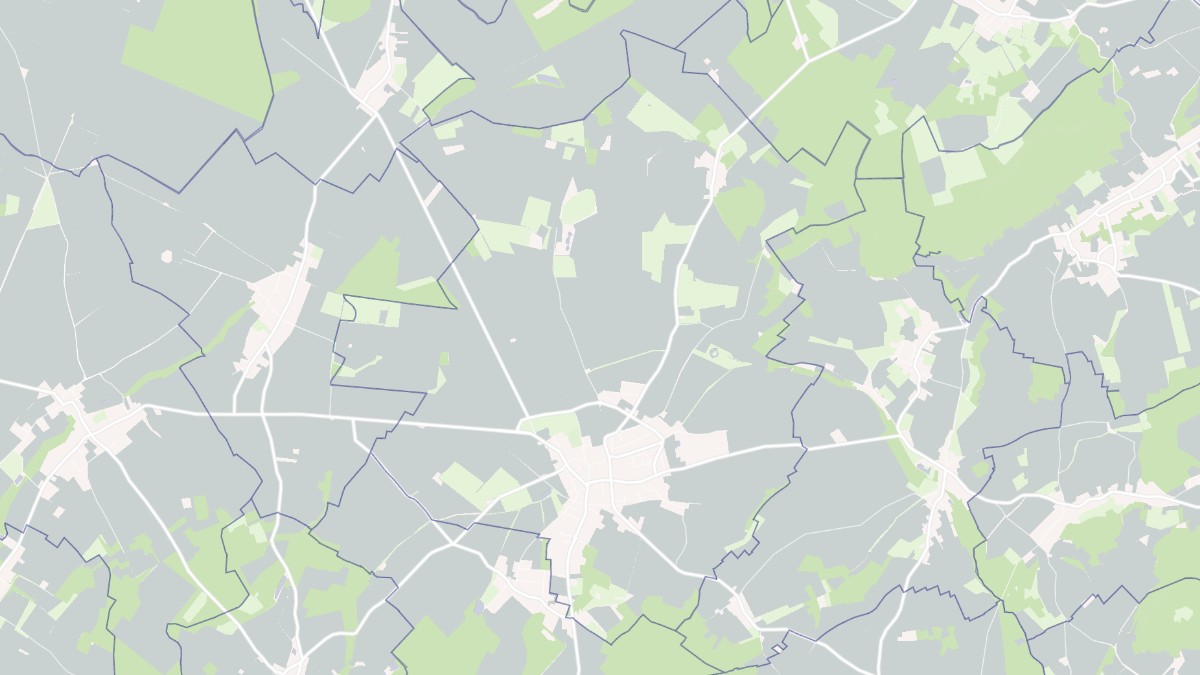 Aperçu cartographique de Lassigny, centré sur la commune