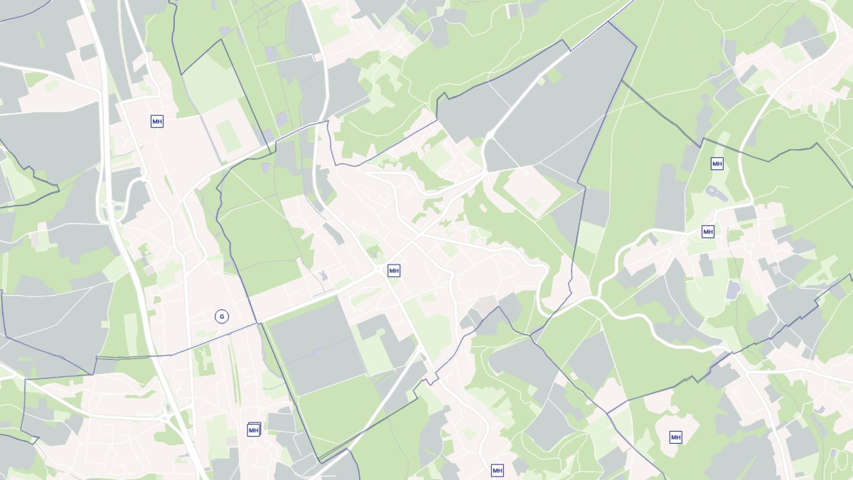 Aperçu cartographique de Liancourt, centré sur la commune
