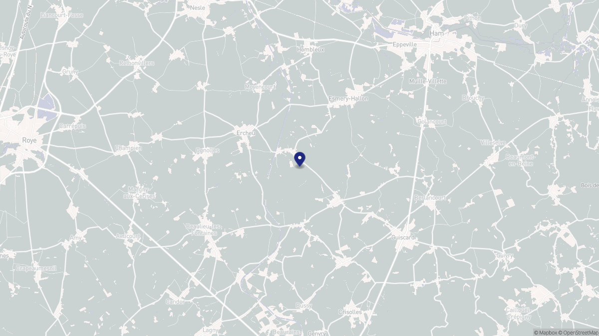 Aperçu cartographique de Libermont, centré sur la commune