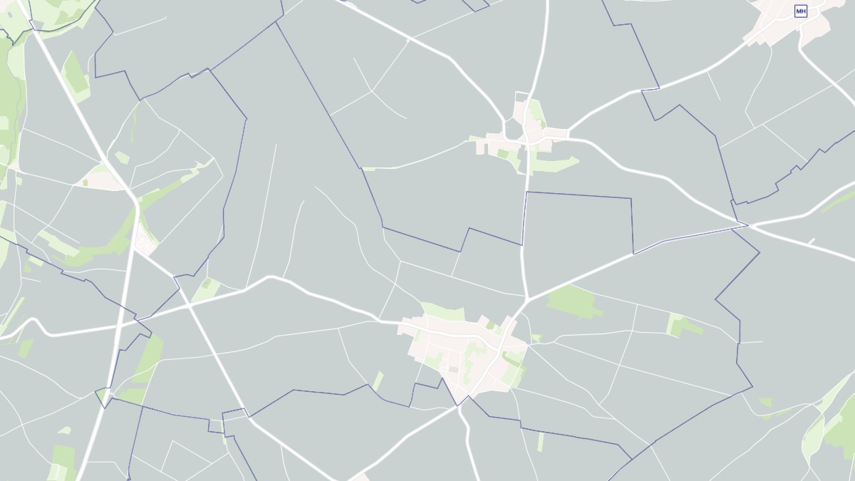 Aperçu cartographique de Lieuvillers, centré sur la commune