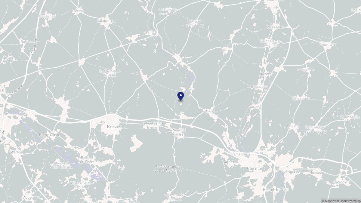 Aperçu cartographique de Litz, centré sur la commune
