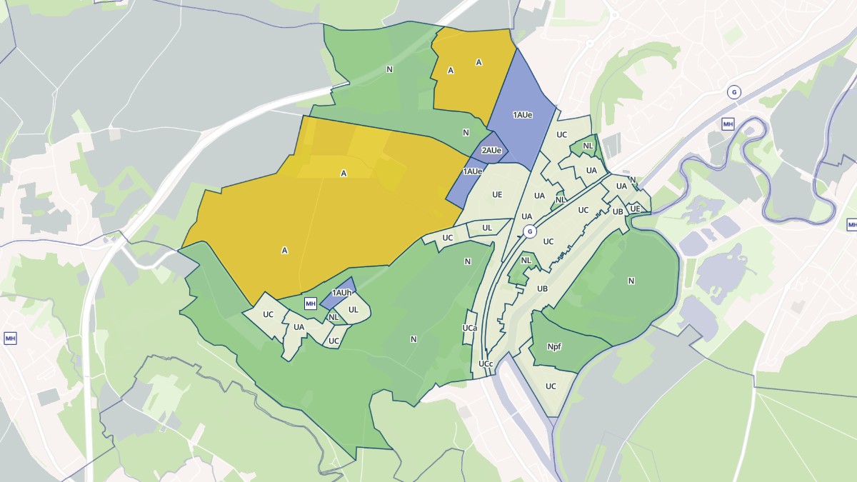 Aperçu cartographique de Longueil-Annel, centré sur la commune
