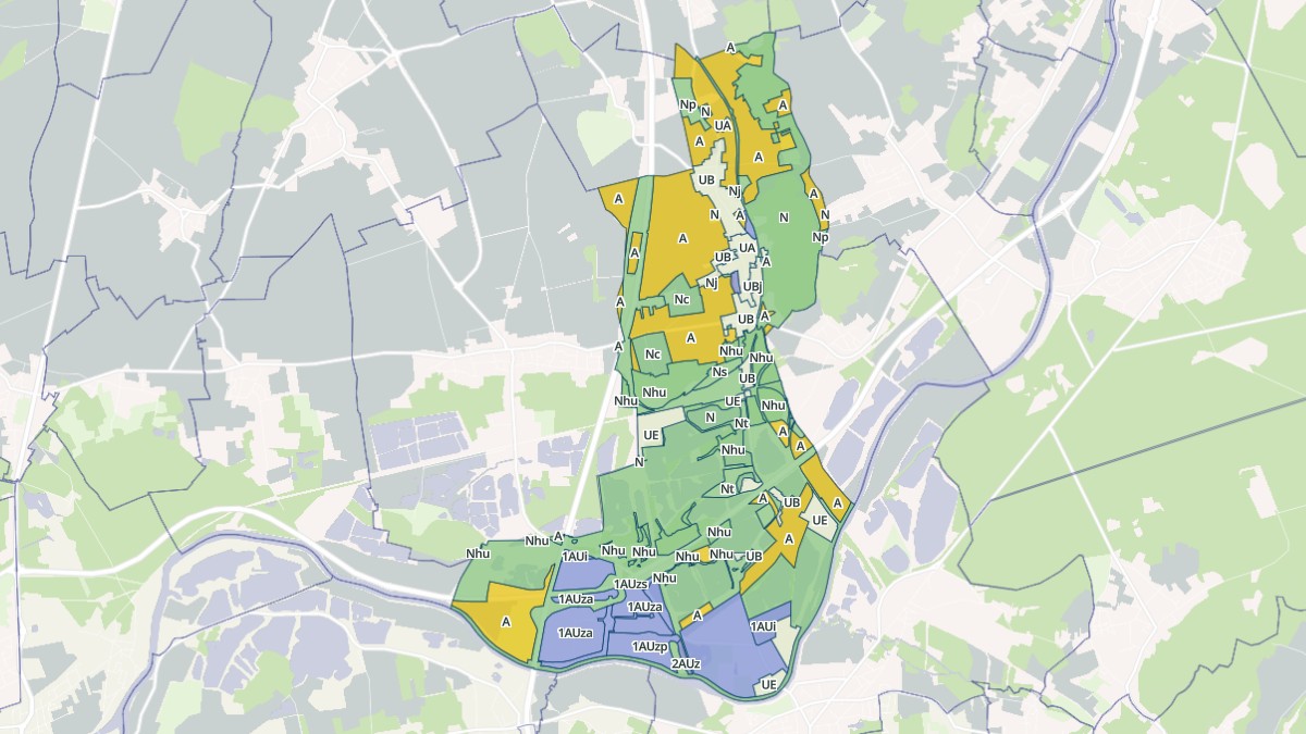 Aperçu cartographique de Longueil-Sainte-Marie, centré sur la commune