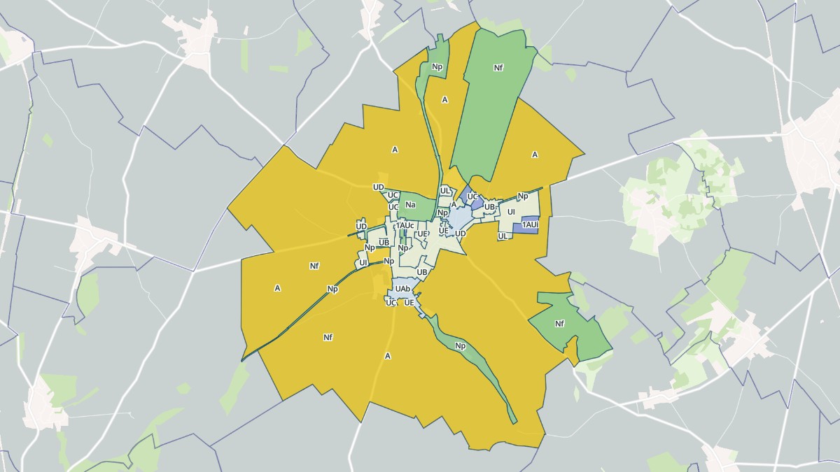 Aperçu cartographique de Maignelay-Montigny, centré sur la commune